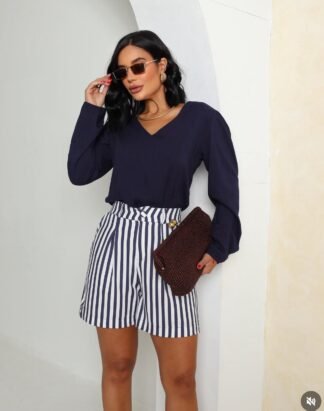 Blusa Manga Longa Princesa Gola V